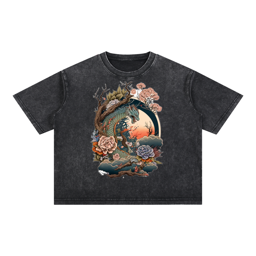 Sunset Dragon Tee